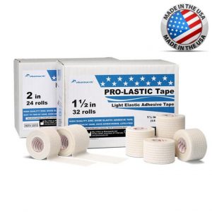 Тейп спортивный легкий эластичный PRO-LASTIC Tape white Pharmacels