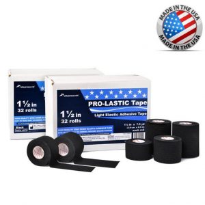 Тейп спортивный легкий эластичный PRO-LASTIC Tape black Pharmacels