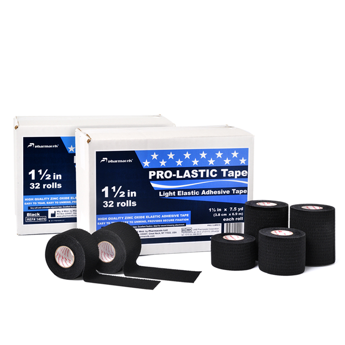 TEAR-LASTIC Tape black Pharmacels в командной упаковке