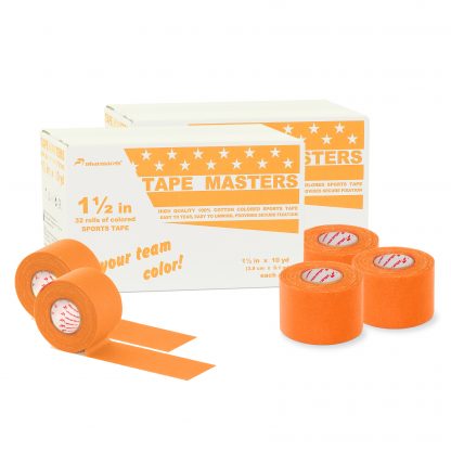 Тейп цветной спортивный MASTERS Tape Colored Pharmacels оранжевый - 100% хлопок