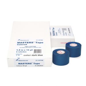 Тейп цветной MASTERS Tape Colored Pharmacels тёмно-синий - 100% хлопок