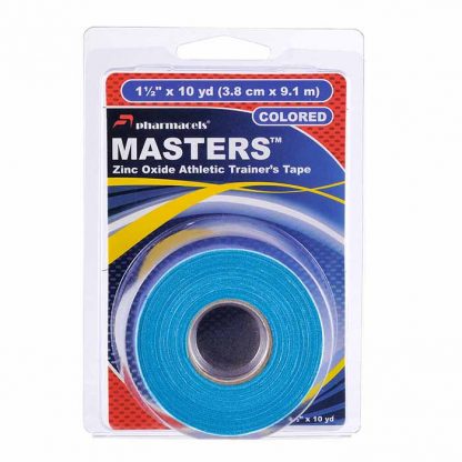 Тейп цветной спортивный MASTERS Tape Colored Pharmacels голубой - 100% хлопок