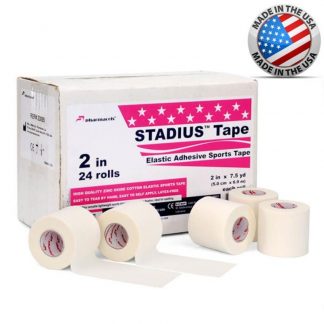 Эластичный универсальный тейп спортивный STADIUS™ Tape white Pharmacels